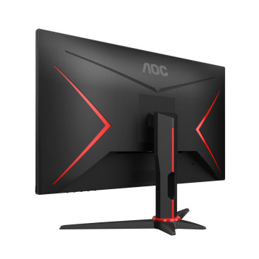 23.8" AOC FHD 24G2SAE/BK, черный/красный