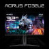 31.5" Gigabyte 4K AORUS FO32U2-EK, черный