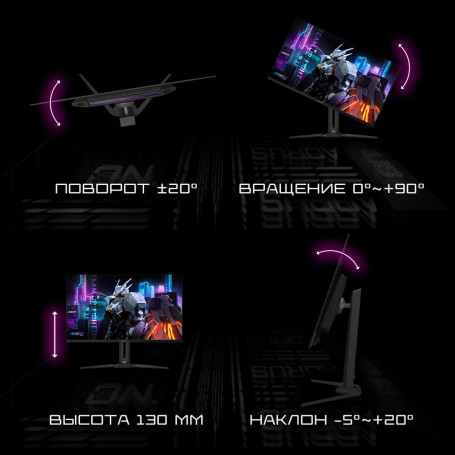 31.5" Gigabyte 4K AORUS FO32U2-EK, черный