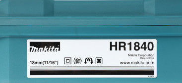 Перфоратор Makita HR1840 патрон:SDS-plus уд.:1.4Дж 470Вт (кейс в комплекте)