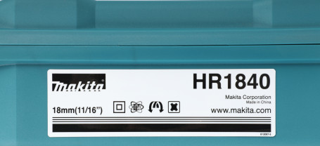 Перфоратор Makita HR1840 патрон:SDS-plus уд.:1.4Дж 470Вт (кейс в комплекте)