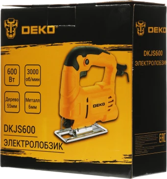 Лобзик Deko DKJS600 +1пил. 600Вт 3000ходов/мин от электросети