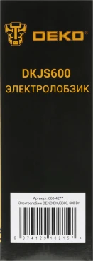 Лобзик Deko DKJS600 +1пил. 600Вт 3000ходов/мин от электросети