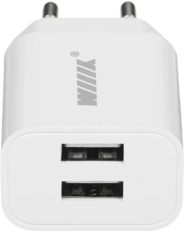 Сетевое зар./устр. Wiiix UNN-1-2-01 12W 2.4A 2xUSB универсальное белый