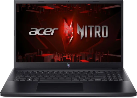 Ноутбук Acer Nitro V 15 ANV15-51-593U Core i5 13420H 16Gb SSD512Gb NVIDIA GeForce RTX4050 6Gb 15.6" IPS FHD (1920x1080) без ОС black WiFi BT Cam (NH.QNBER.003)