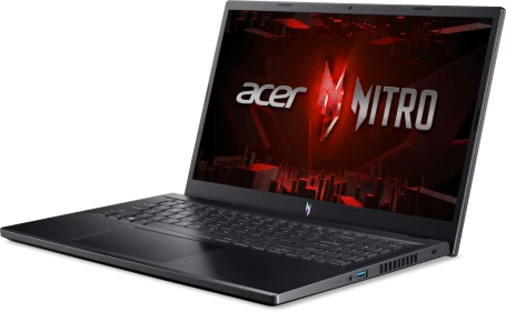Ноутбук Acer Nitro V 15 ANV15-51-593U Core i5 13420H 16Gb SSD512Gb NVIDIA GeForce RTX4050 6Gb 15.6" IPS FHD (1920x1080) без ОС black WiFi BT Cam (NH.QNBER.003)