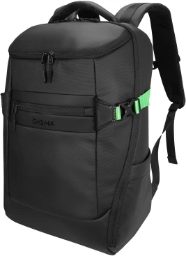 Рюкзак для ноутбука 15.6" Digma Game G1 черный полиэстер (DGBP15G1BK)