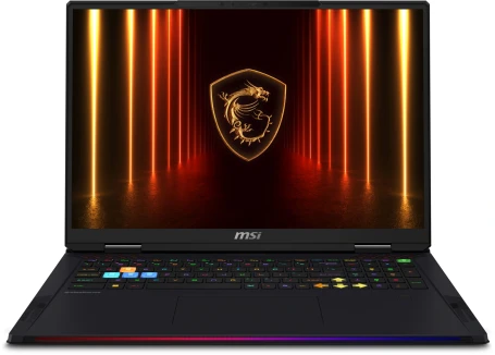 Ноутбук MSI Raider 18 HX AI A2XWIG-204RU Core Ultra 9 285HX 64Gb SSD4Tb NVIDIA GeForce RTX5080 16Gb 18" IPS UHD+ (3840x2400) Windows 11 Home black WiFi BT Cam (9S7-182462-204)