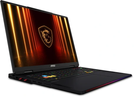 Ноутбук MSI Raider 18 HX AI A2XWIG-204RU Core Ultra 9 285HX 64Gb SSD4Tb NVIDIA GeForce RTX5080 16Gb 18" IPS UHD+ (3840x2400) Windows 11 Home black WiFi BT Cam (9S7-182462-204)