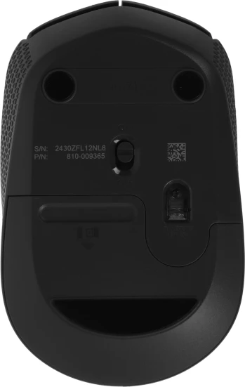 Logitech M171, беспроводная, 1000dpi, черный/серый