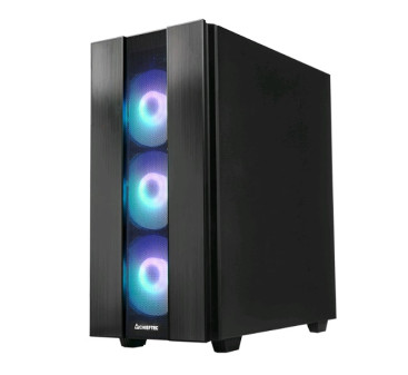 CHIEFTEC HUNTER 2 GS-02B-OP, ATX, 4x120mm ARGB, Black