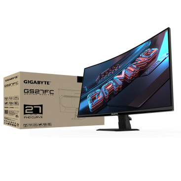 27" Gigabyte FHD GS27FC EK, черный