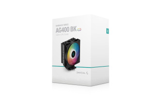 DEEPCOOL AG400 BK ARGB LGA1700/1200/115X/AM5/AM4 TDP 220W FAN 120mm