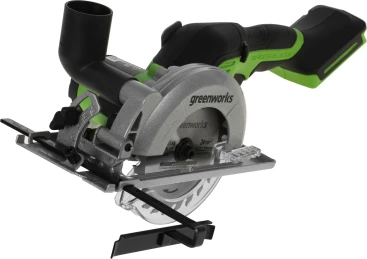 Циркулярная пила (дисковая) Greenworks G24MCS (ручная) D диска.:120мм (1501207)