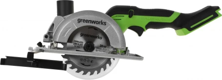 Циркулярная пила (дисковая) Greenworks G24MCS (ручная) D диска.:120мм (1501207)