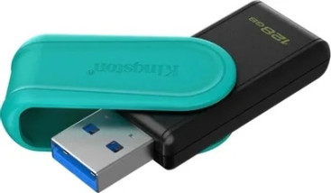 Память USB Flash Kingston 128 Гб DataTraveler Exodia S USB 3.2 (бирюзовый/черный)