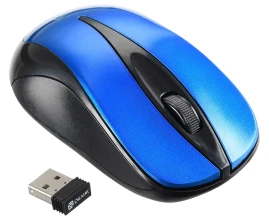 Оклик 675MW, беспроводная, 1200dpi, черный/синий