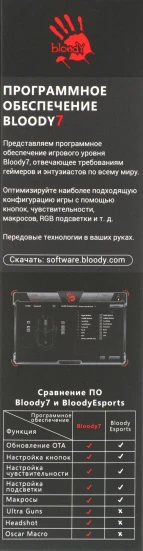 A4Tech Bloody P81s, проводная, 8000dpi, черный