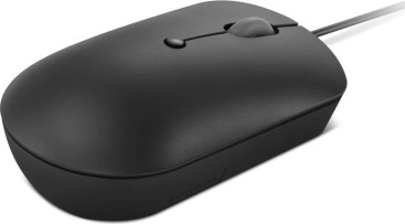 Lenovo 400, проводная, 2400dpi, черный