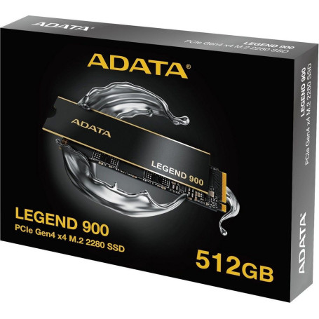 ADATA LEGEND 900 512GB M.2 2280 PCIe Gen4x4 6200/2300 SLEG-900-512GCS