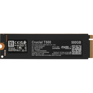 Crucial T500 500GB M.2 2280 PCIe Gen4x4 7200/5700 CT500T500SSD8