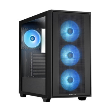 CHIEFTEC HUNTER 3 GS-03B-OP, ATX, 4x120mm ARGB, Black