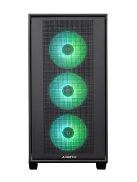 CHIEFTEC HUNTER 3 GS-03B-OP, ATX, 4x120mm ARGB, Black