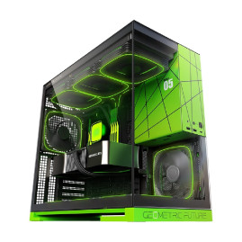 Geometric Future Model 5 NV Style Limited Edition with fans, E-ATX, 5x140mm ARGB, 1AM5WKNV01100