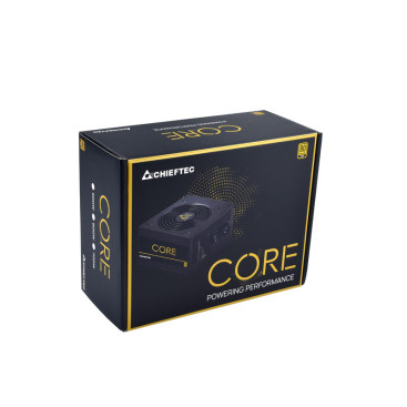 Chieftec Core BBS-500S, ATX 2.3, 500W, 80 PLUS Gold, Black, BBS-500S