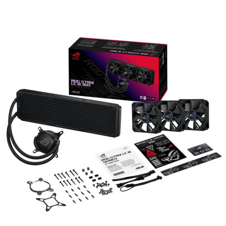 ASUS ROG STRIX LC III 360, LGA1851/1700/1200/115X/AM5/AM4, 90RC00T0-M0UAY0, черный