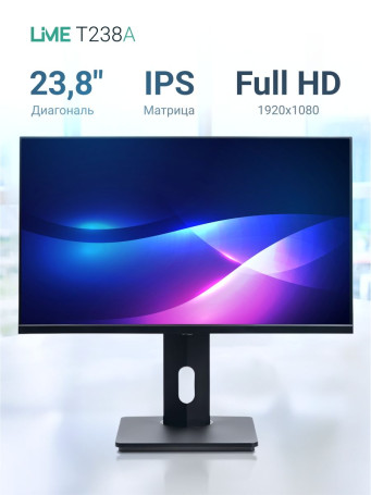 23.8" Lime FHD T238A, черный