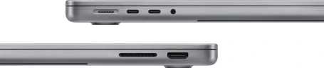 Ноутбук Apple MacBook Pro A2918 M3 8 core 16Gb SSD512Gb/10 core GPU 14.2" Liquid Retina XDR (3024x1964) macOS grey space WiFi BT Cam (Z1C800132)