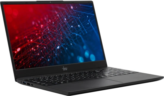Ноутбук IRU Tactio 15ALG Core i5 1235U 8Gb SSD256Gb Intel Iris Xe graphics 15.6" IPS FHD Windows 11 Pro black WiFi BT Cam (2044618)