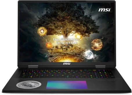 Ноутбук MSI Titan Dragon Edition 18 HX AI A2XWJG-205RU Core Ultra 9 285HX 64Gb SSD4Tb NVIDIA GeForce RTX 5090 24Gb 18" IPS UHD+ (3840x2400) Windows 11 Home black WiFi BT Cam (9S7-1824A5-205)
