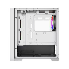 Powercase Alisio Micro Z3W ARGB V2, mATX, 3x120mm ARGB, White, CAMZW-A3-V2