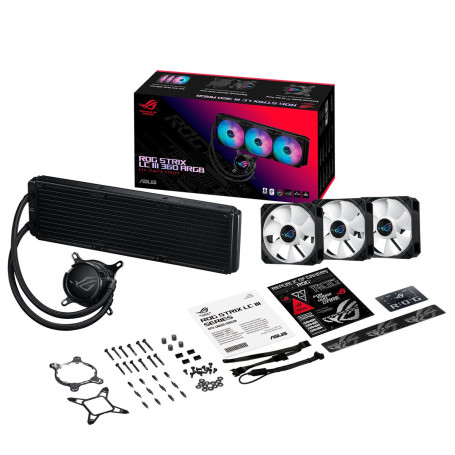 ASUS ROG STRIX LC III 360 ARGB, LGA1851/1700/1200/115X/AM5/AM4, 90RC00T1-M0UAY0, черный