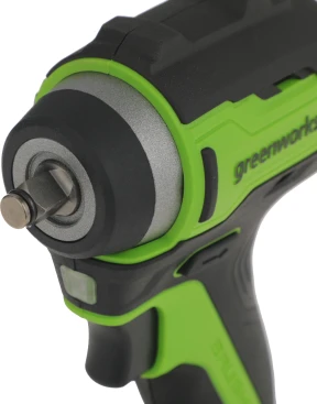 Гайковерт Greenworks G24IW200 аккум. патрон:квад.3/8" (3803607)