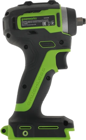 Гайковерт Greenworks G24IW200 аккум. патрон:квад.3/8" (3803607)