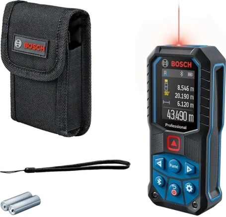 Лазерный дальномер Bosch GLM 50-27 C 2кл.лаз. 635нм цв.луч. красный в кейсе (0601072T00)