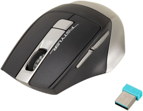 A4Tech Fstyler FB35, беспроводная, 2000dpi, серый