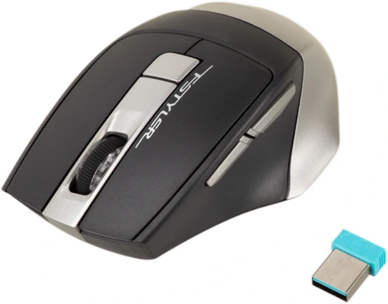 A4Tech Fstyler FB35, беспроводная, 2000dpi, серый