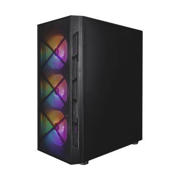 1STPLAYER FIREBASE XP, ATX, 4x120mm FRGB, Black, XP-BK-4F1