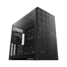 Geometric Future Model 5 Vent Black with fans, E-ATX, 5x140mm ARGB, Black, 1AM5VTBK01100