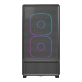 Powercase AX5, ATX, 5x120mm ARGB, Black, CJXA-A5