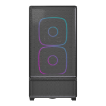 Powercase AX5, ATX, 5x120mm ARGB, Black, CJXA-A5
