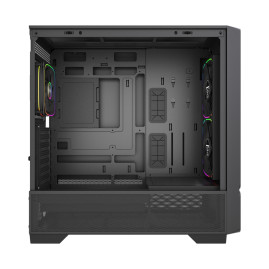 Powercase AX5, ATX, 5x120mm ARGB, Black, CJXA-A5