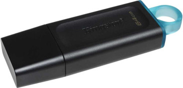 Память USB Flash Kingston 64 Гб DataTraveler Exodia USB 3.2 (черный/голубой)