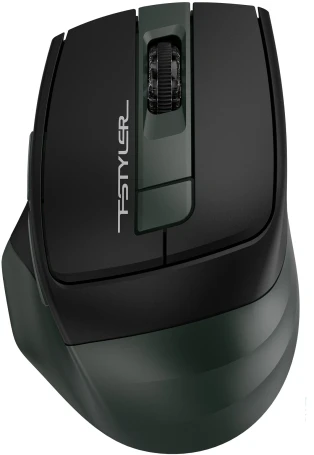 A4Tech Fstyler FB35, беспроводная, 2000dpi, зеленый/черный