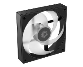 Вентилятор ID-COOLING AS-120-ARGB-K 120x120x25мм (60шт./кор, PWM, резиновые углы, черный, 300-2000об/мин, супертихий) BOX