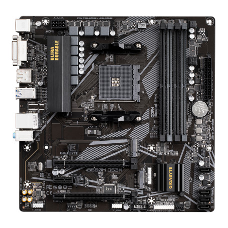 Gigabyte B550M DS3H, socket AM4